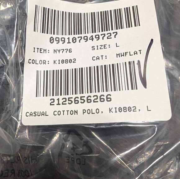 Madewell Rugby Stripe Polo L True Midnight Navy White Stripe NY776 NWOT Sporty - Picture 8 of 8